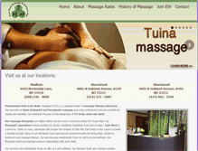 Tablet Screenshot of massagemadisonwisconsin.com